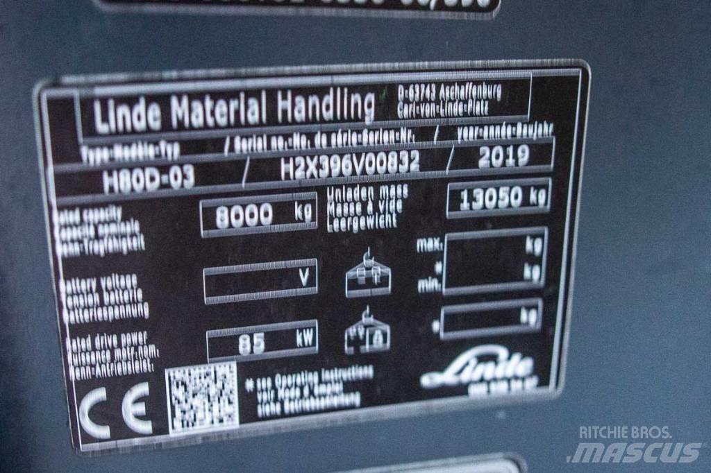 Linde H 80 D-03 Carretillas diesel