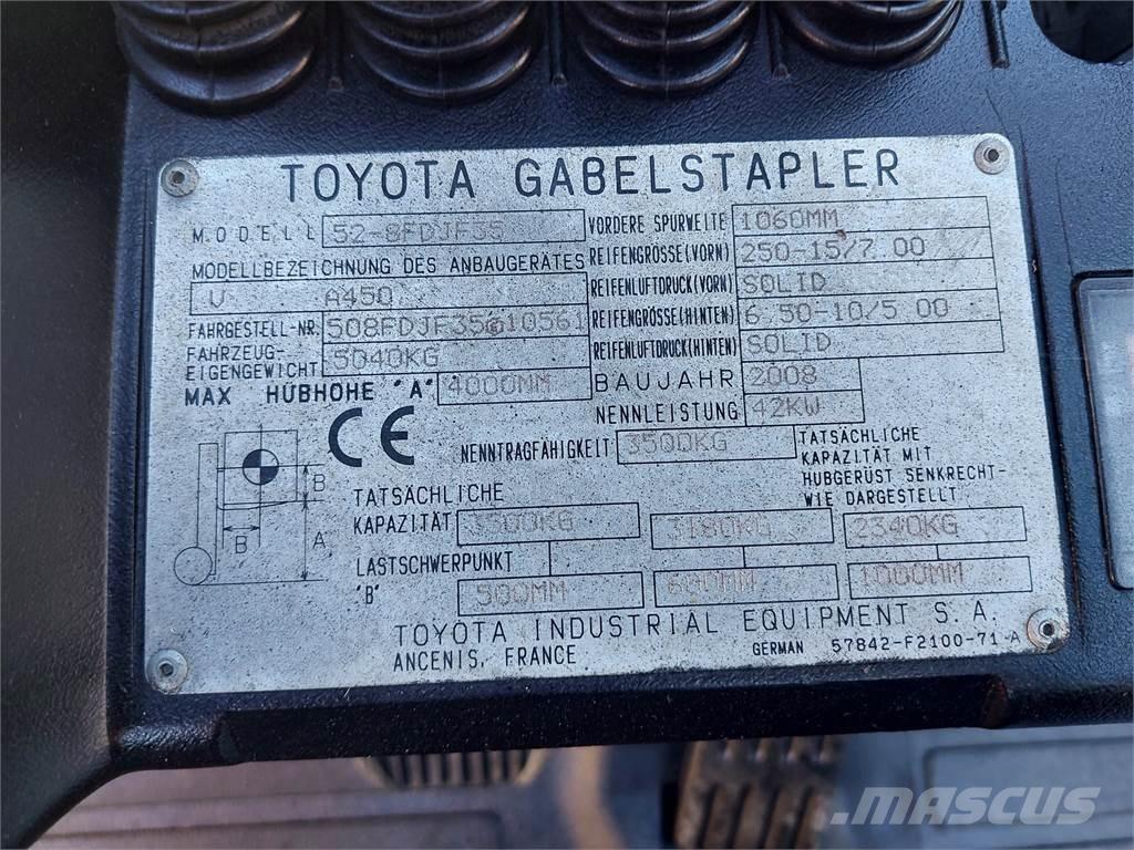 Toyota 52 8FDJF35 Carretillas diesel