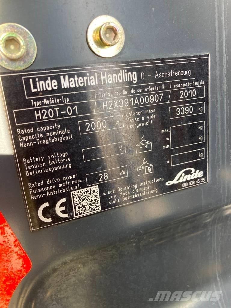 Linde H20T/391 Carretillas LPG
