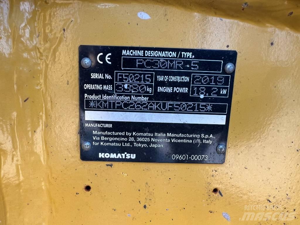 Komatsu PC 30 MR-5 Mini excavadoras < 7t