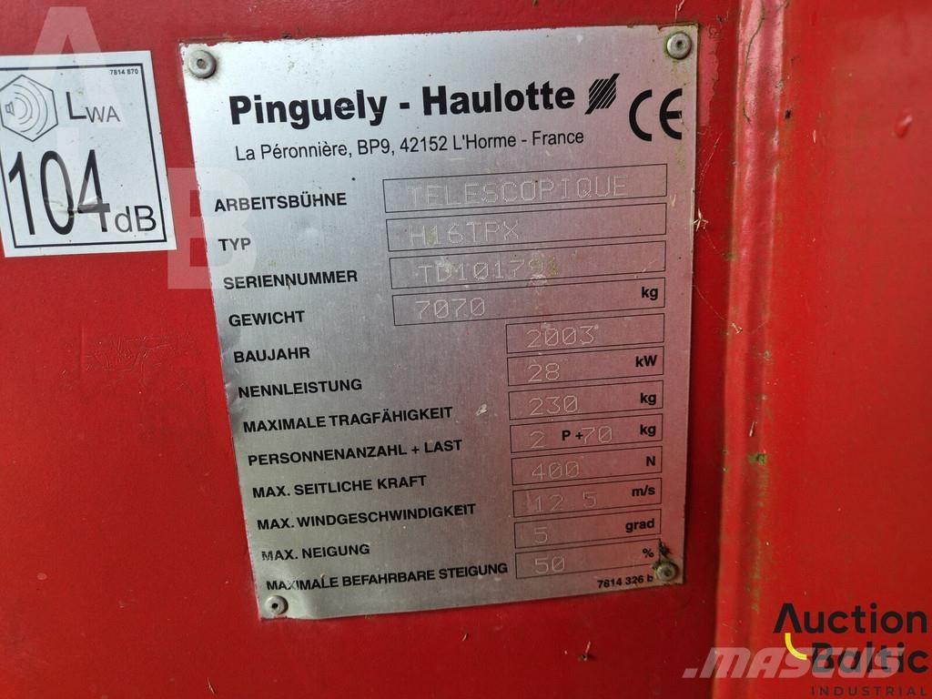 Haulotte H 16 TPX Plataforma de trabajo articulada