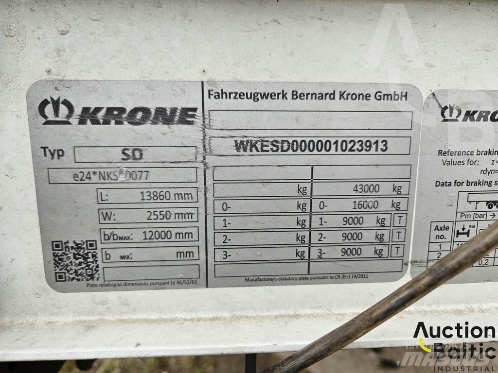 Krone SK 3855 Semirremolques con caja de lona