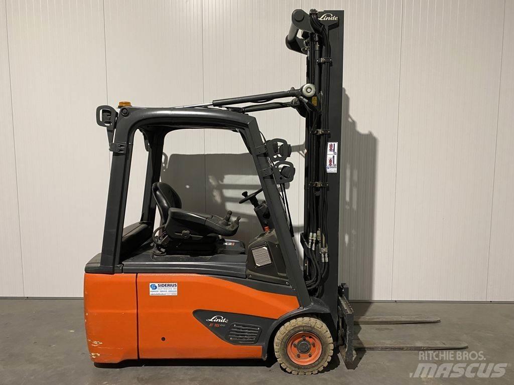Linde E16L-02 Carretillas de horquilla eléctrica