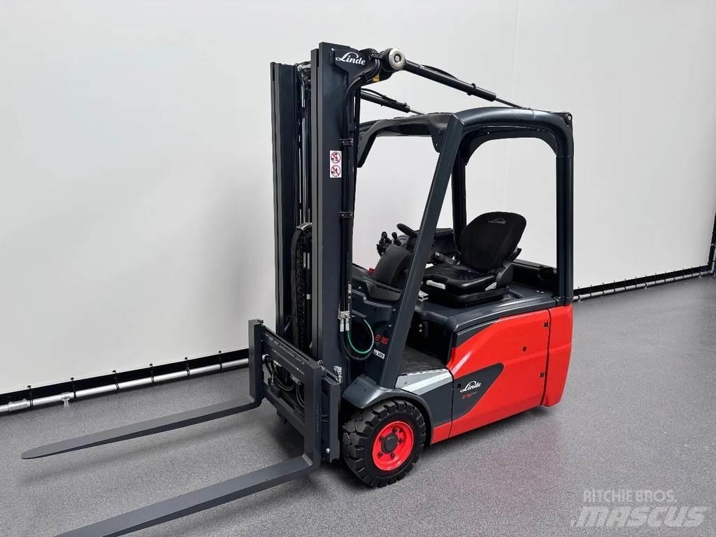 Linde 386 E 16-02 Carretillas de horquilla eléctrica