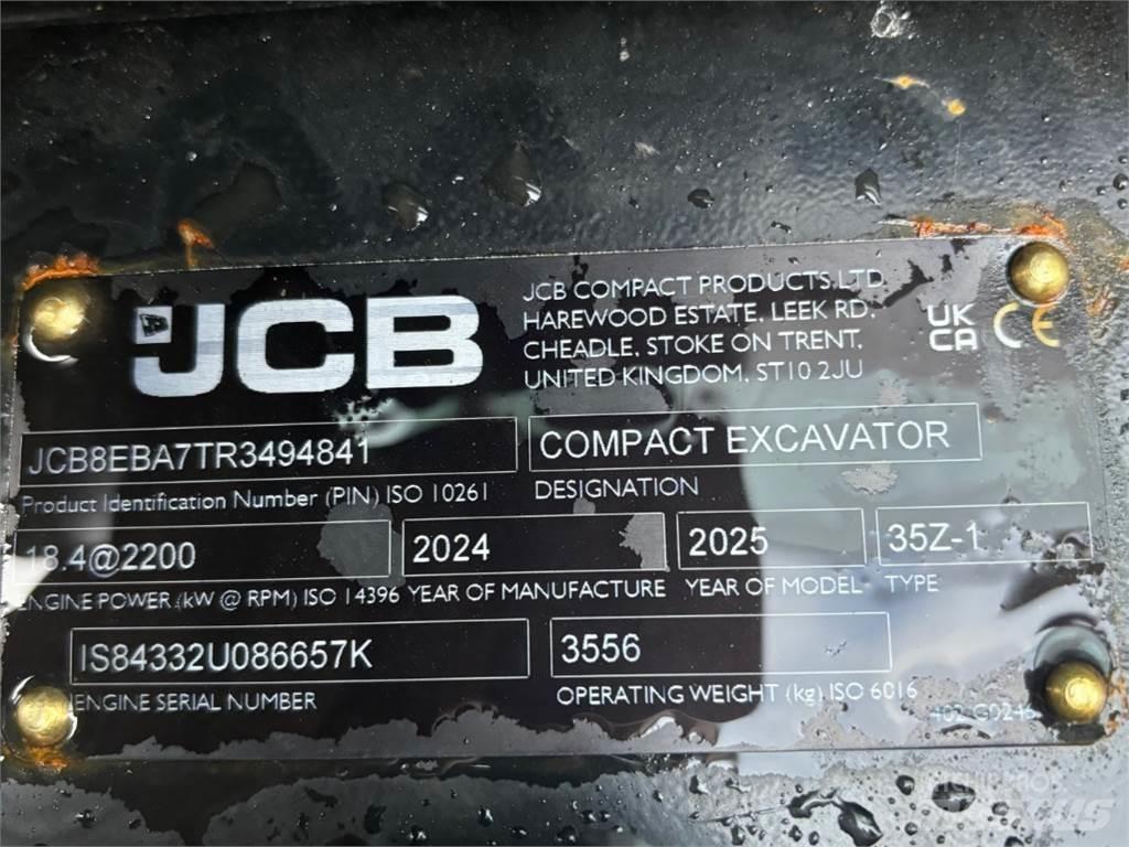 JCB 35Z-1 Mini excavadoras < 7t