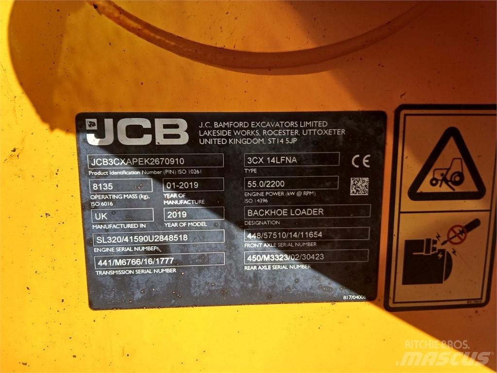 JCB 3 CX ECO Retrocargadoras