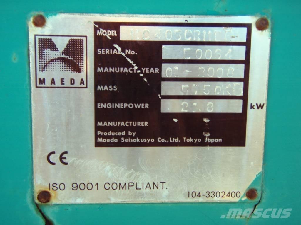 Maeda MC 405 CRME Grúas de oruga