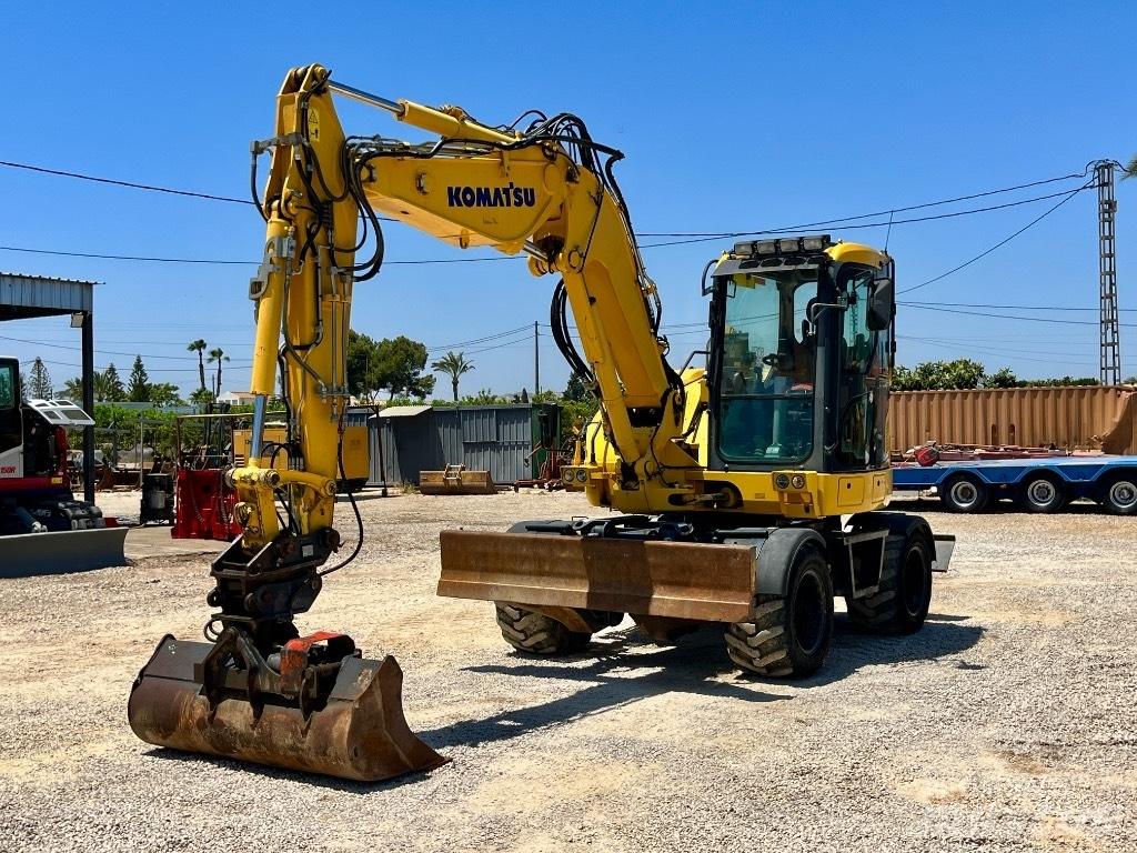 Komatsu PW 98 MR Excavadoras de ruedas