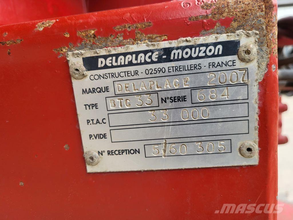 Delaplace 33 ton Remolques volquete