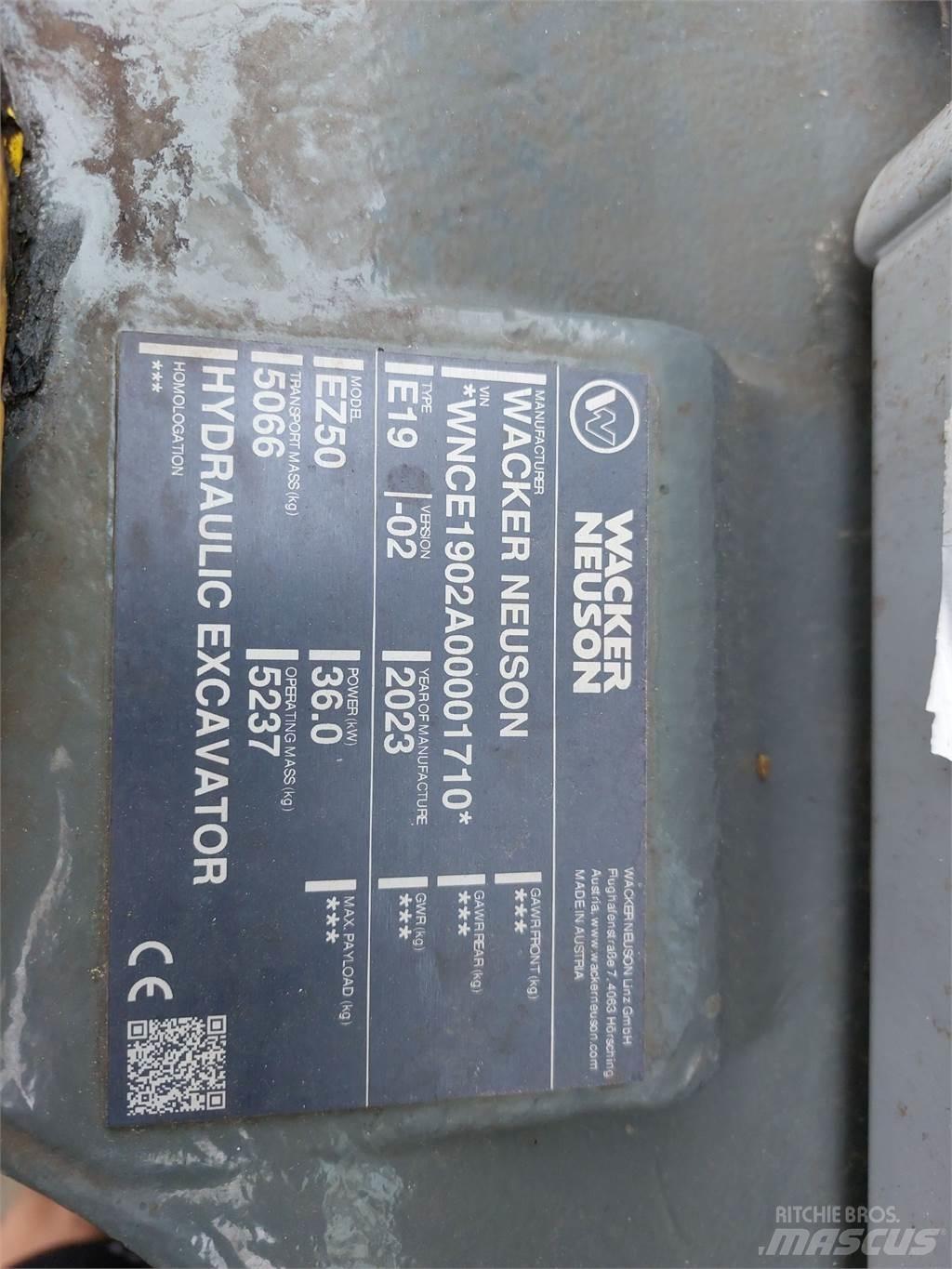 Wacker Neuson EZ50 Excavadoras de cadenas