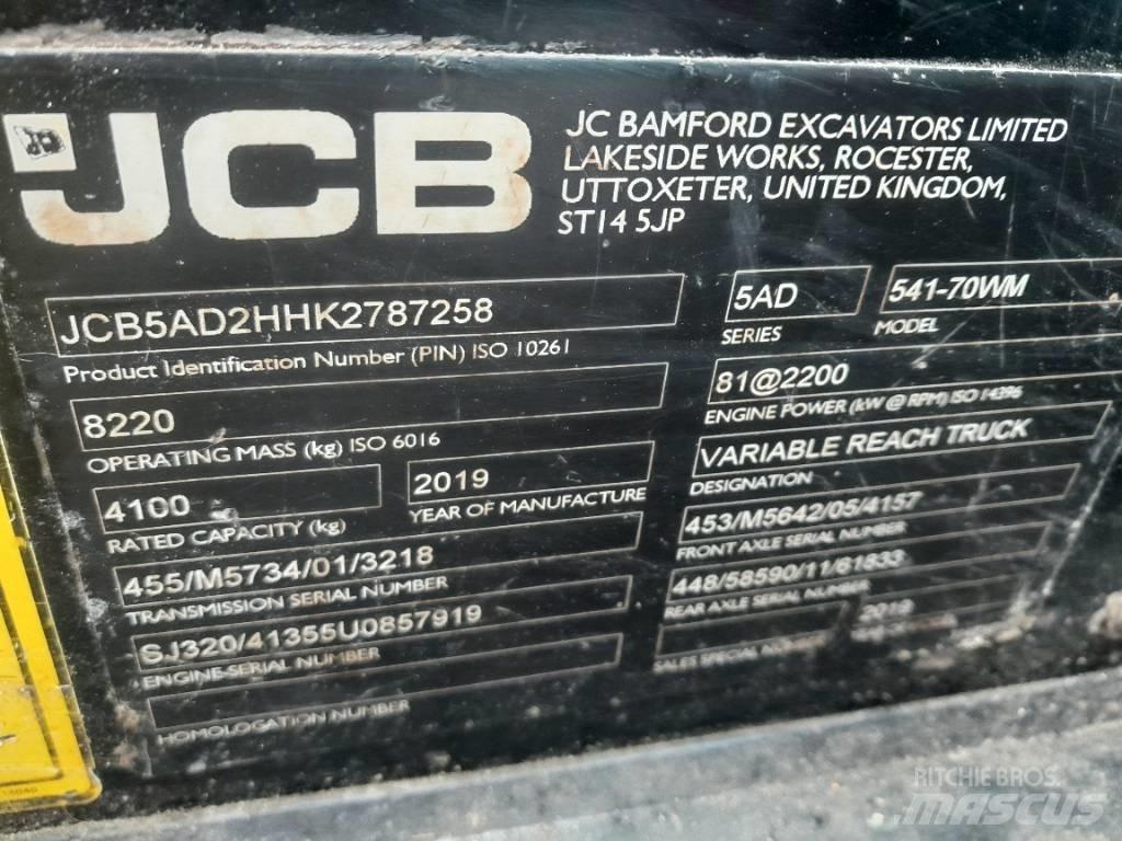 JCB 541-70 Manipuladores telescópicos agrícolas
