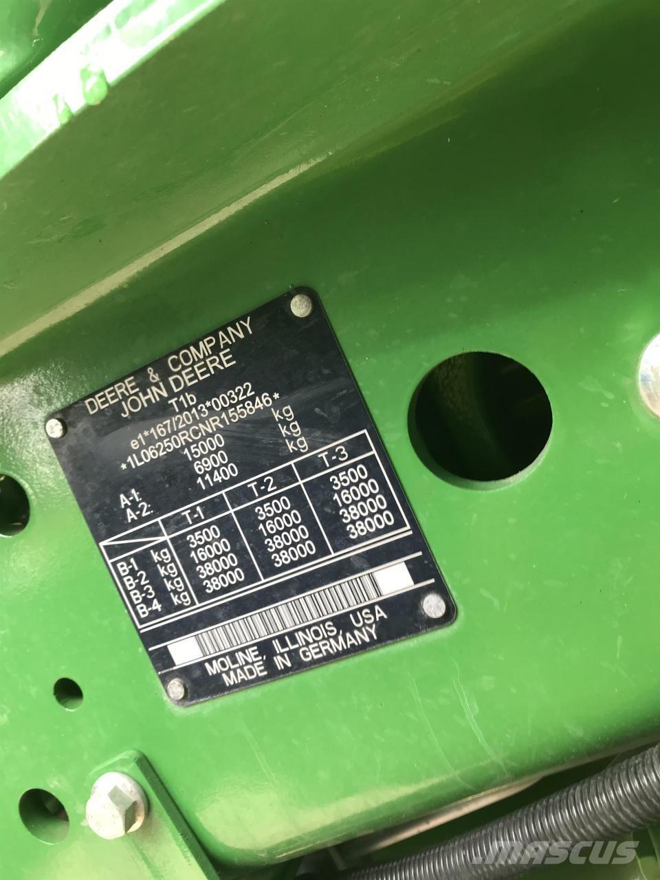 John Deere 6R 250 Tractores