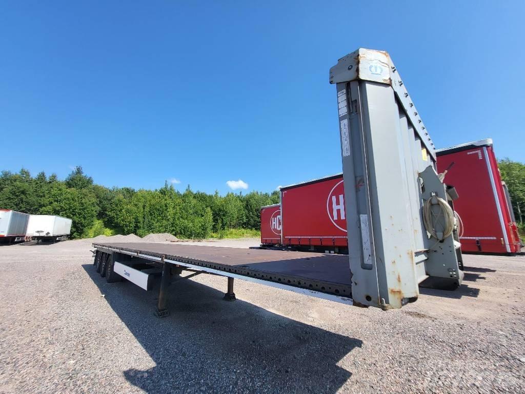 Krone Flatbed Nordic Semirremolques de plataformas planas/laterales abatibles