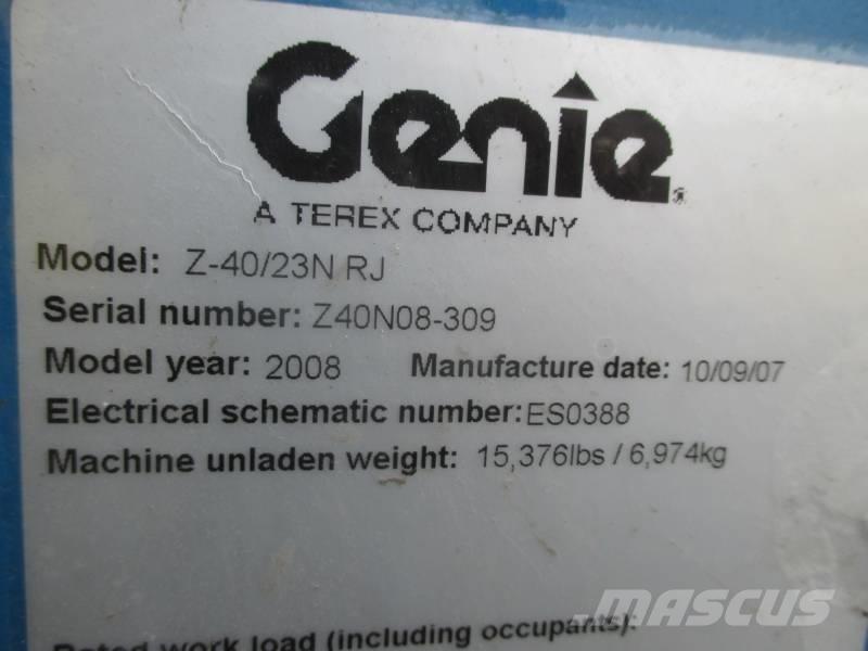 Genie Z 40/23 N RJ Plataforma de trabajo articulada