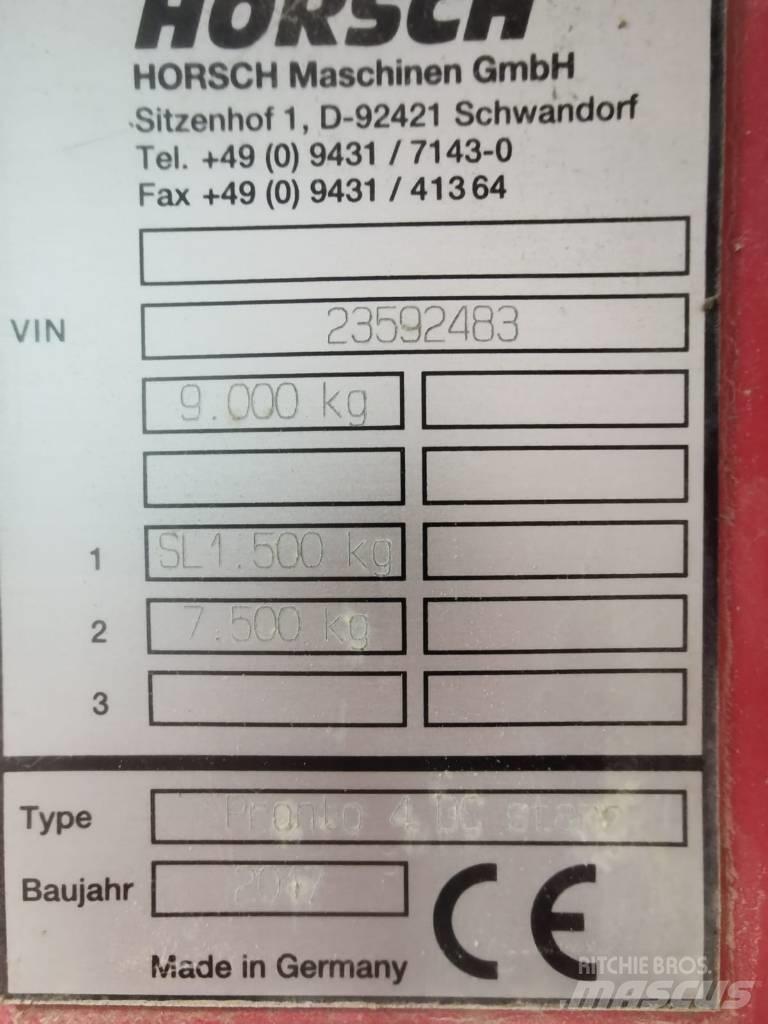 Horsch Pronto 4 DC Sembradoras combinadas