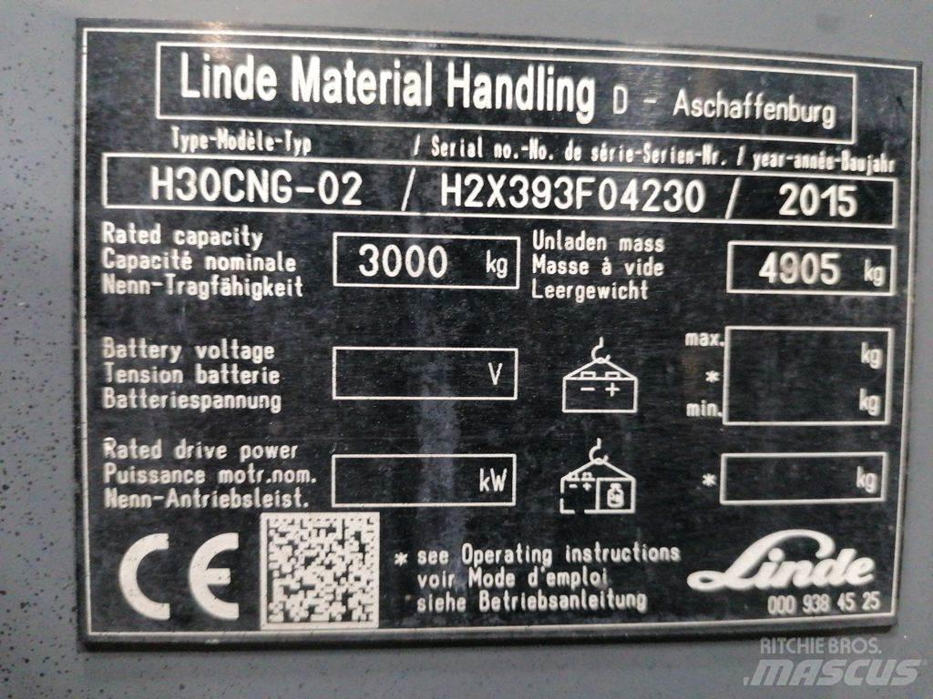 Linde H30CNG-02 Carretillas LPG