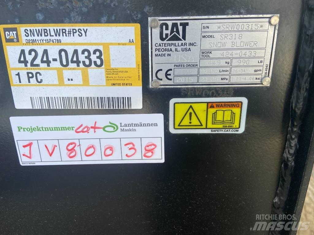 CAT SR318 SNÖ SLUNGA Agricultura - Otros