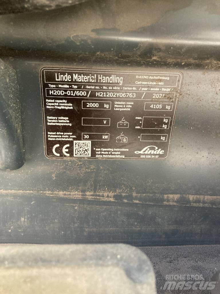 Linde H20/600D/1202 Carretillas diesel