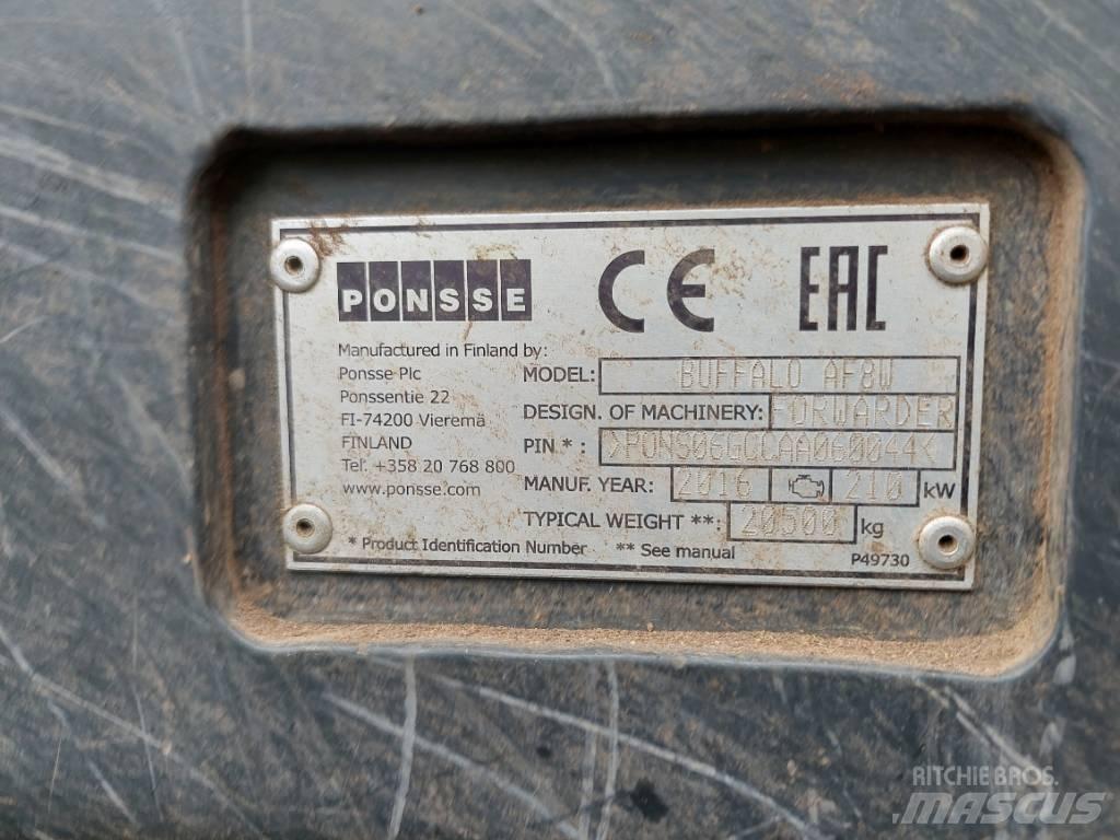 Ponsse BUFFALO AF 8W Autocargadoras
