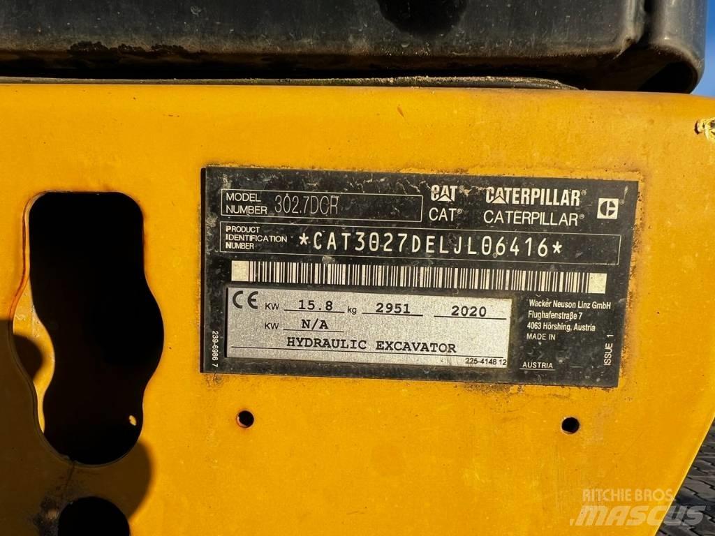 CAT 302.7 DCR Mini excavadoras < 7t