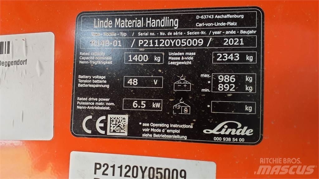 Linde R14B Carretillas retráctiles