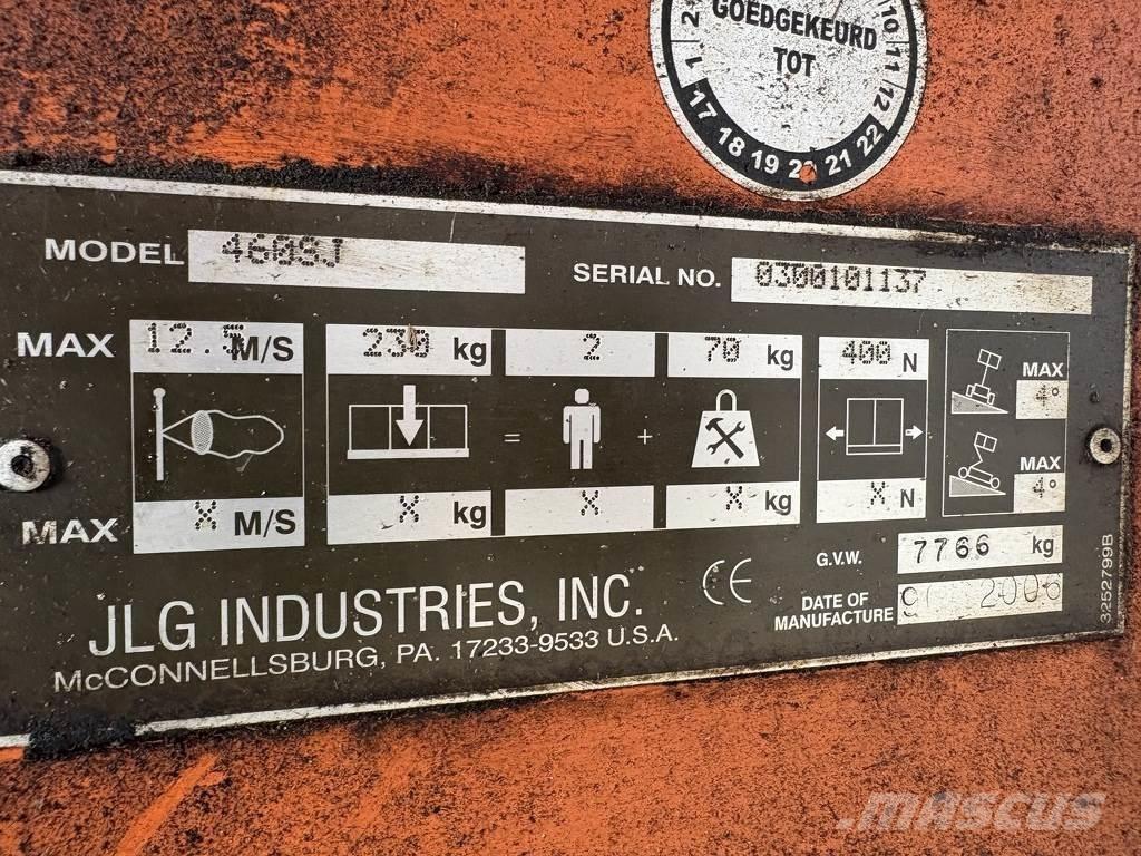 JLG 460sj Plataformas de trabajo telescópica