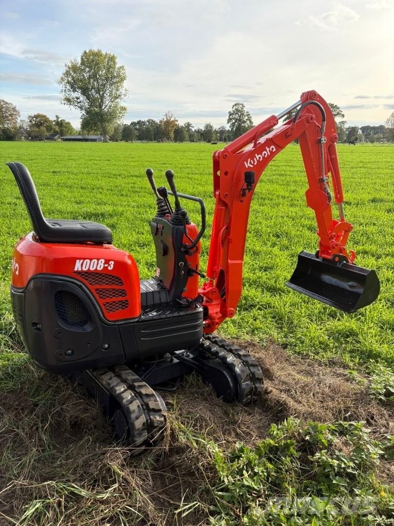Kubota K 008-3 Mini excavadoras < 7t