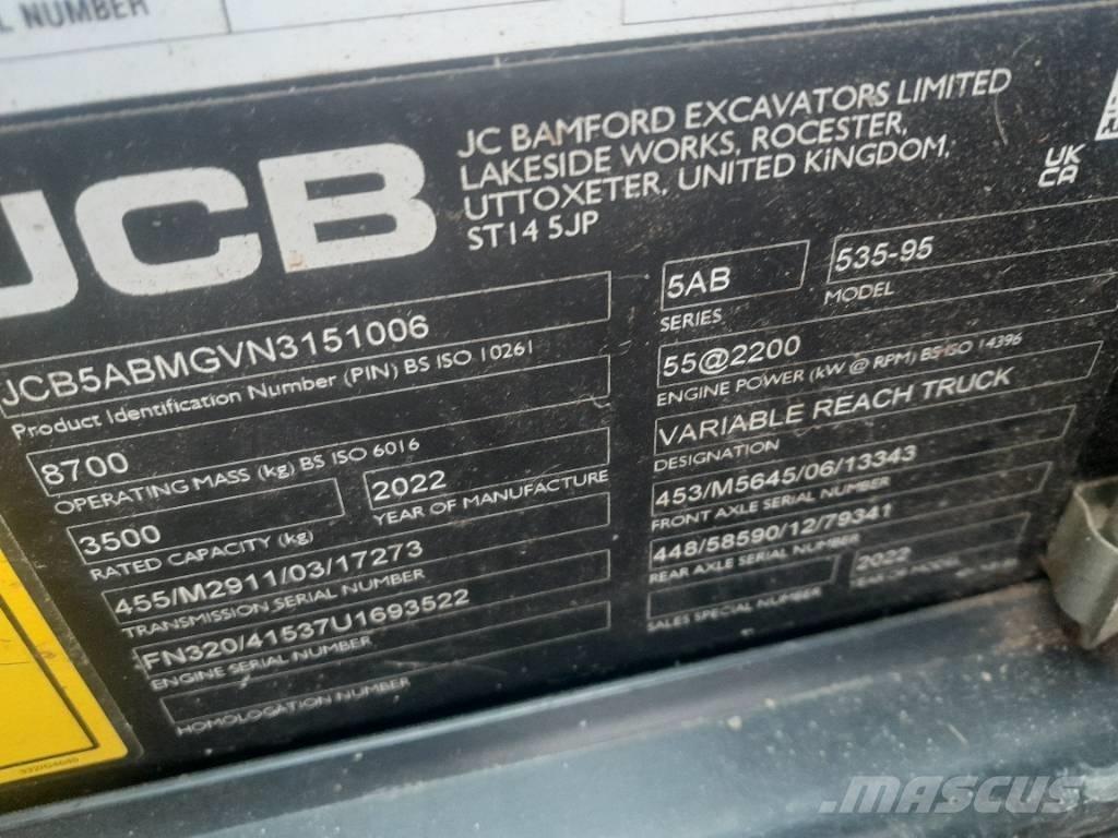 JCB 535-95 Manipuladores telescópicos agrícolas