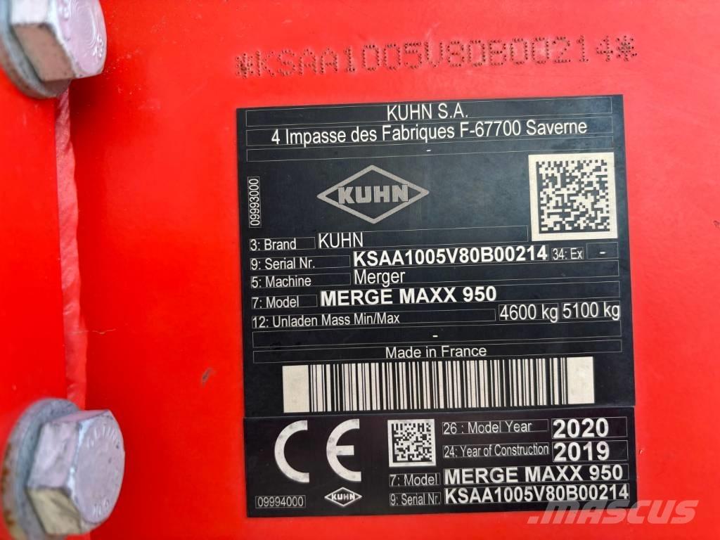 Kuhn Merge Maxx 950 Segadoras hileradoras