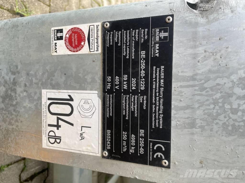BAUER MAT BE 250-60 Construcción - Otros