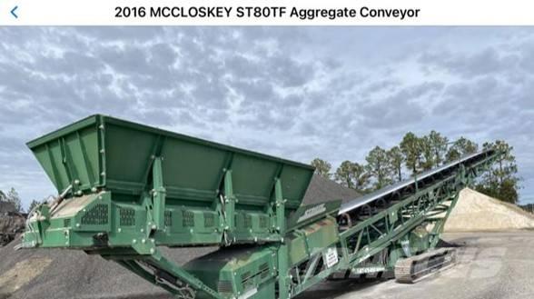 McCloskey ST80TF Machacadoras