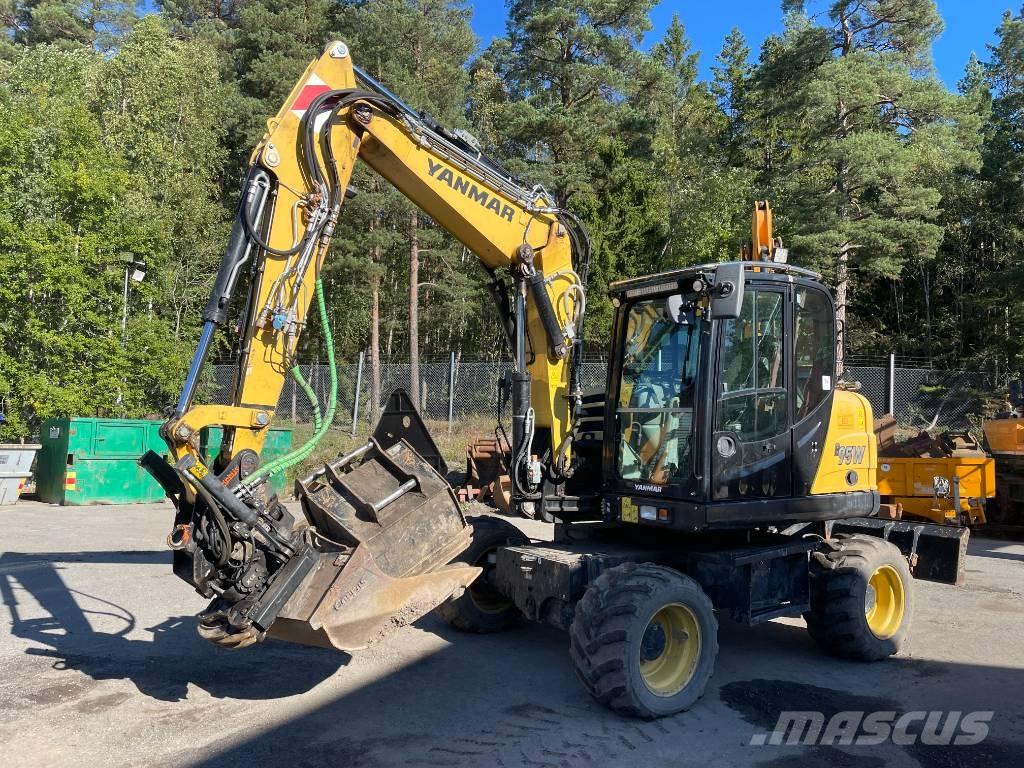 Yanmar B 95 W Excavadoras de ruedas