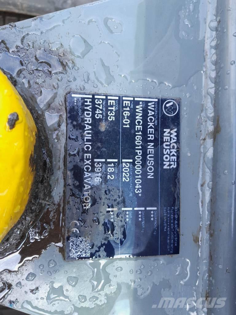 Wacker Neuson ET 35 Excavadoras de cadenas