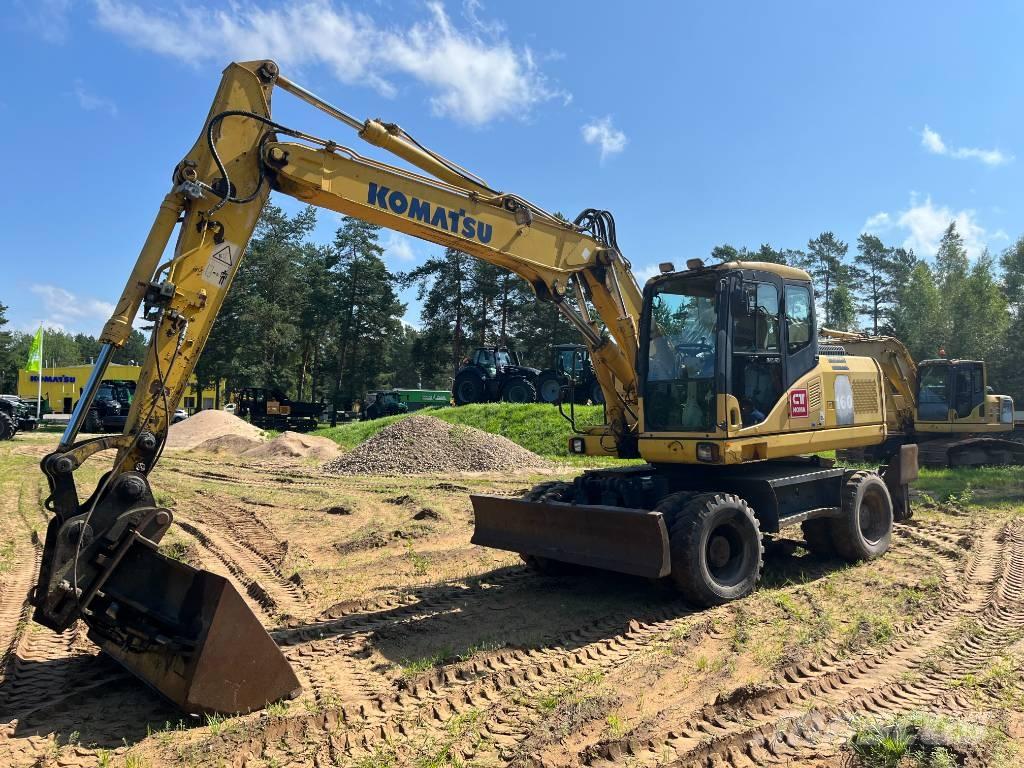 Komatsu PW 160-7 Excavadoras de ruedas