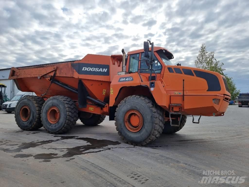 Doosan DA 40 6x6 Dúmpers articulados