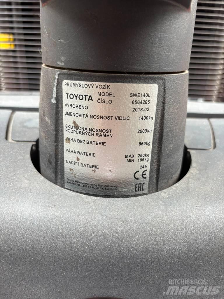 Toyota SWE140L Apiladores eléctricos autopropulsados