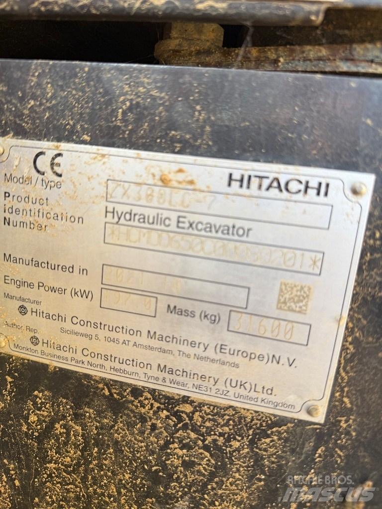 Hitachi ZX 300 LC-7 Excavadoras de cadenas