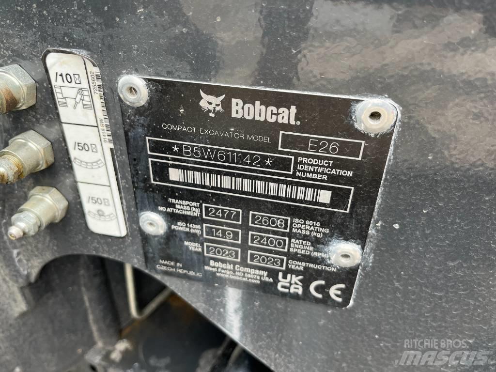 Bobcat E 26 Mini excavadoras < 7t