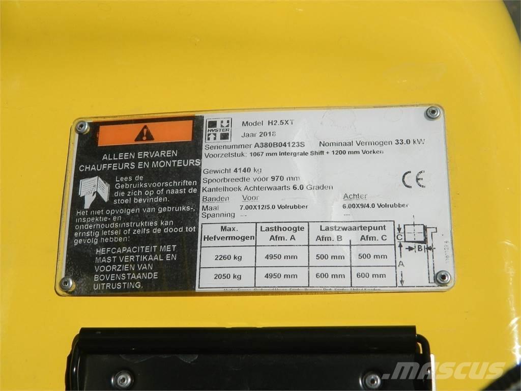 Hyster H2 50XT Carretillas diesel