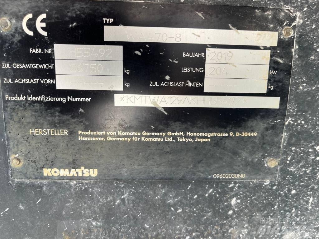 Komatsu WA 470-8 Cargadoras sobre ruedas