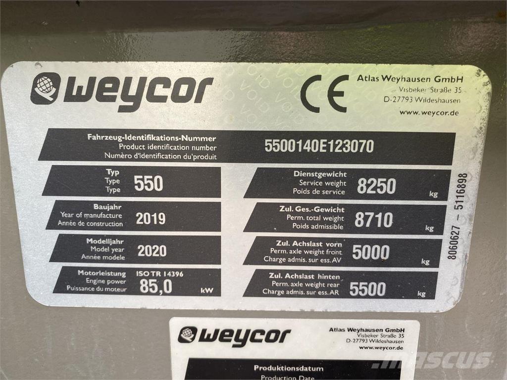Weycor AR550 HS Cargadoras multifunción