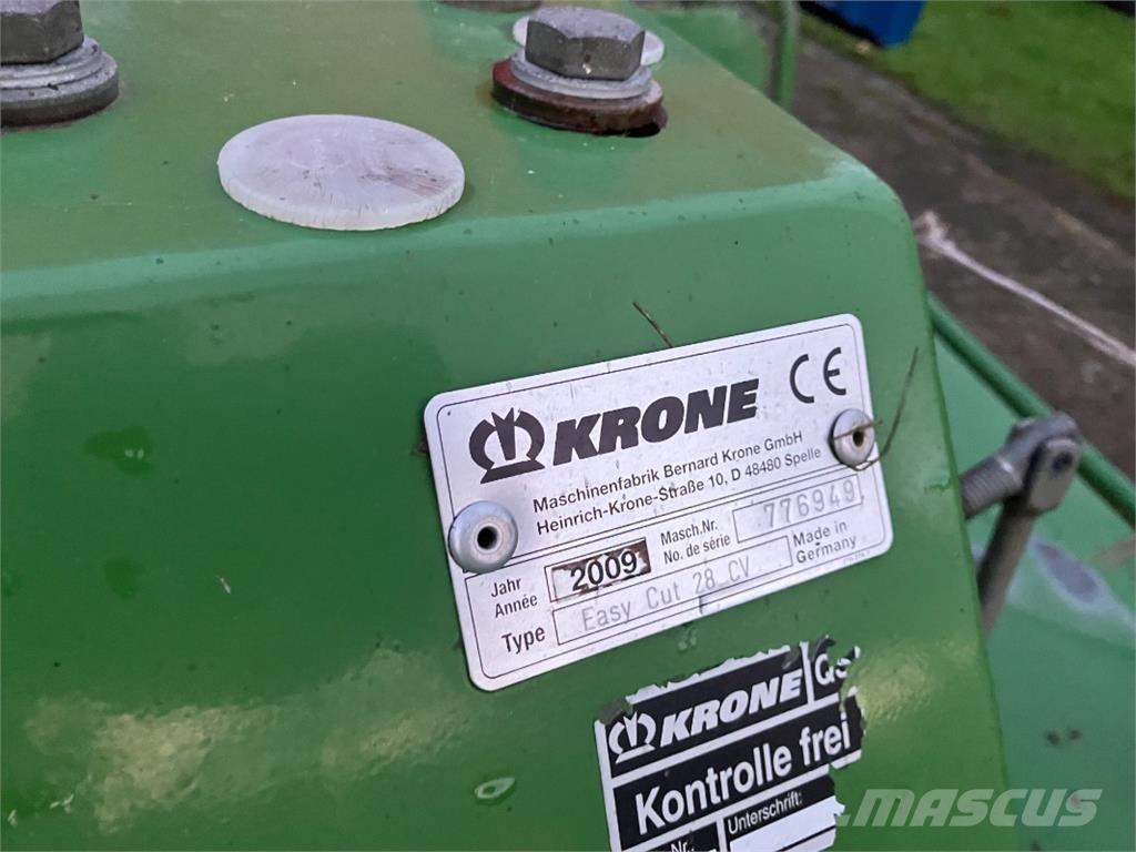 Krone EasyCut 28CV Segadoras acondicionadoras
