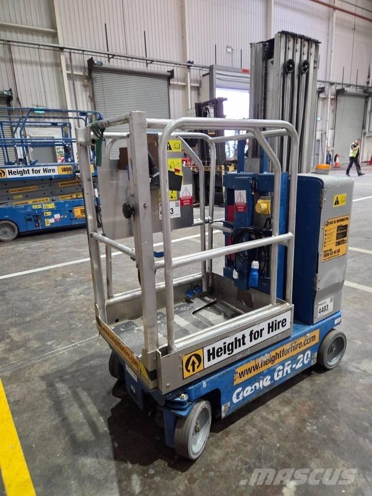 Genie GR 20 Ascensores de personal y montacargas de acceso