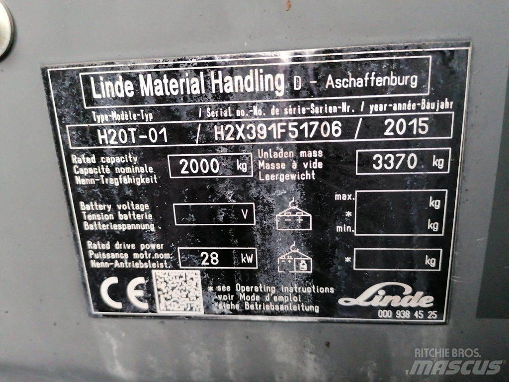 Linde H20T-01 Carretillas LPG