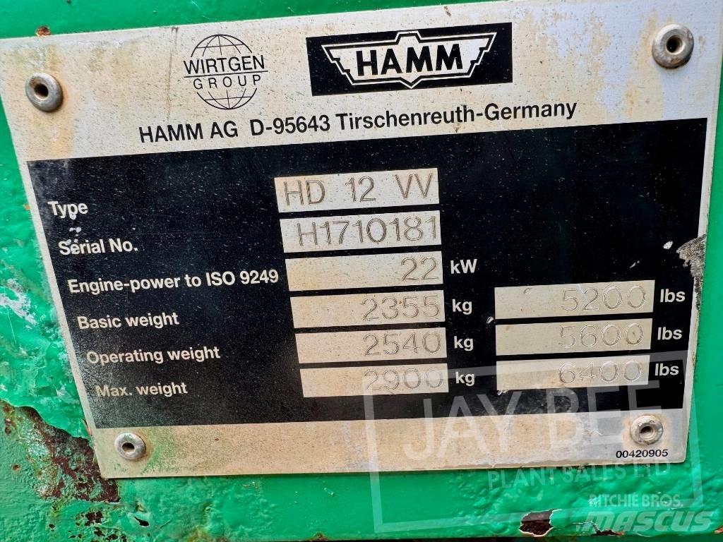 Hamm HD 12 Rodillos de doble tambor