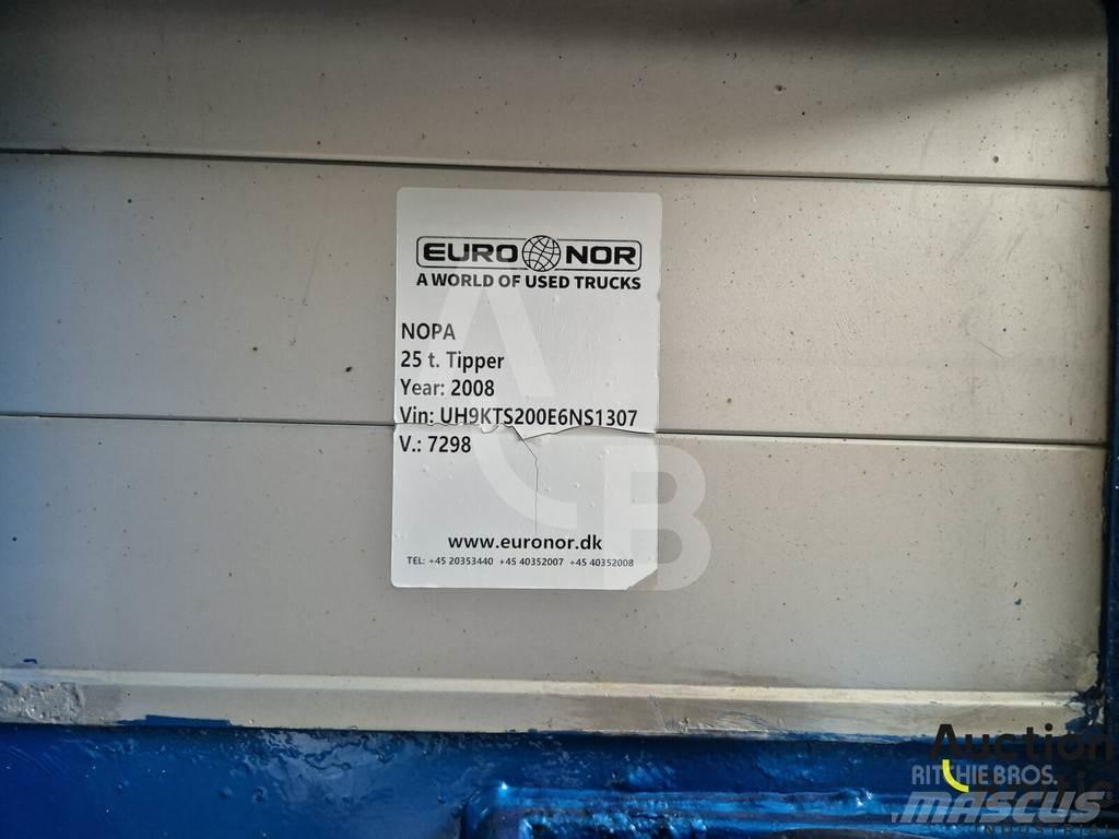Nopa 25t. Tipper Semirremolques con caja de lona