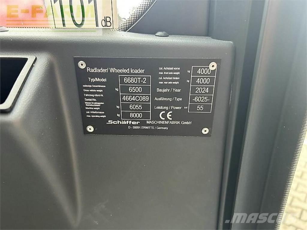 Schäffer 6680 t-2 Manipuladores telescópicos agrícolas