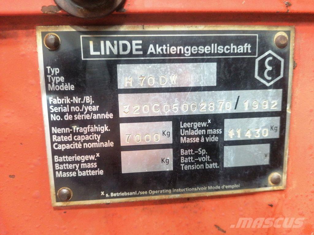 Linde H70DW Carretillas diesel