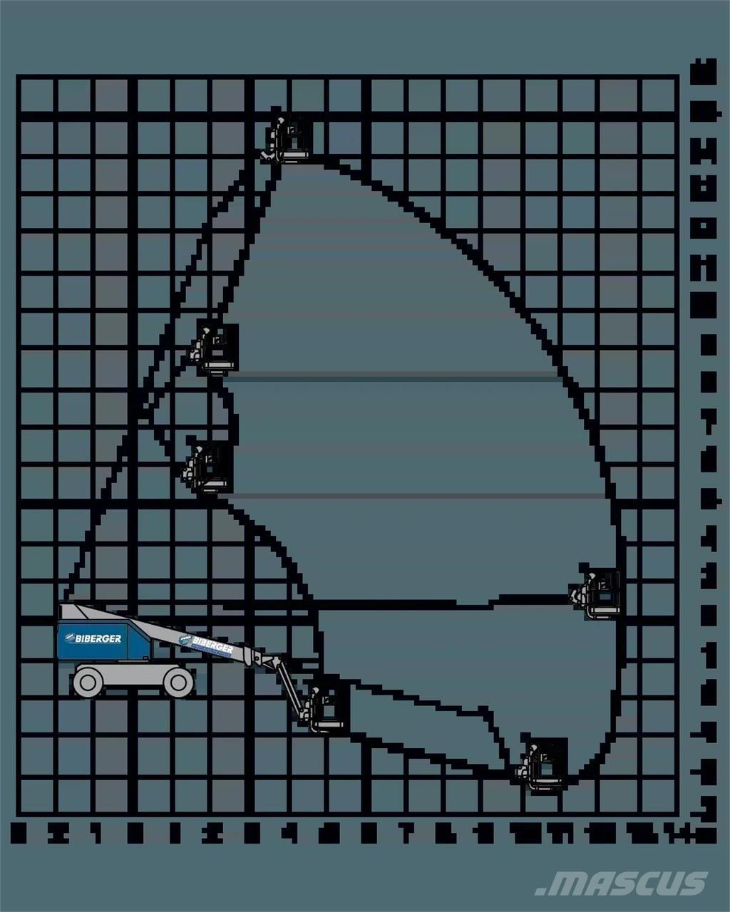Aichi SP 14 DJ Plataformas de trabajo telescópica