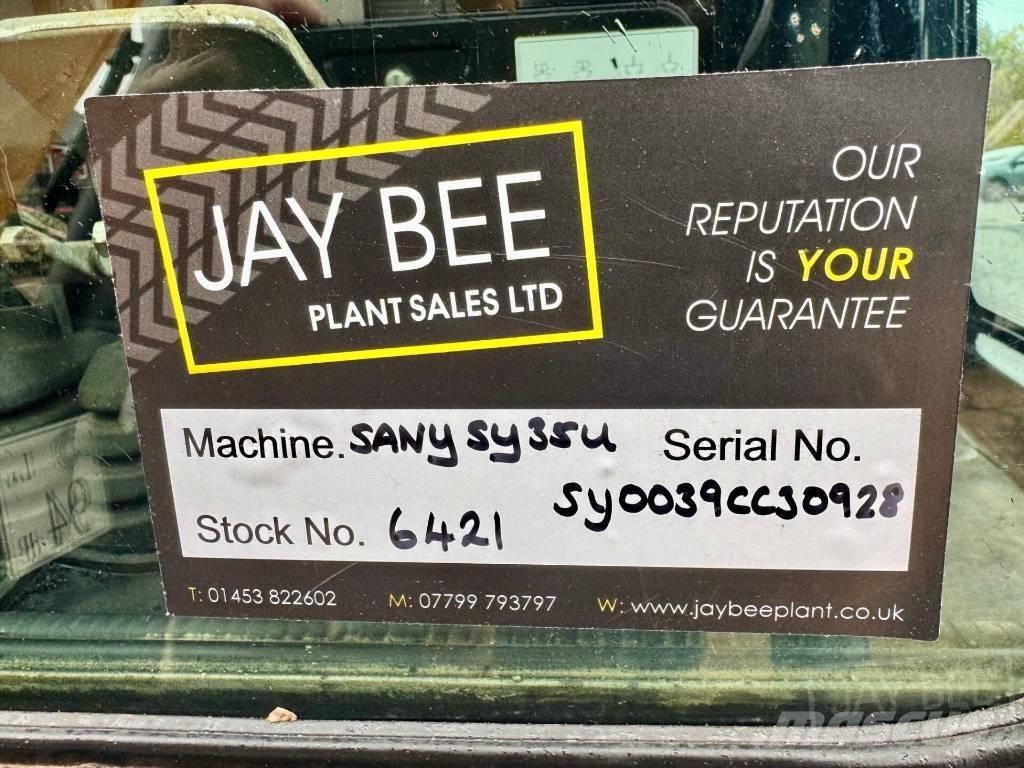 Sany SY 35 U Mini excavadoras < 7t
